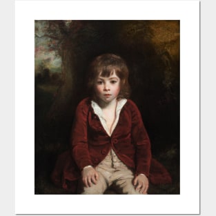 Portrait of Master Bunbury by Joshua Reynolds Posters and Art